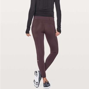 Lululemon Fast & Free Legging Black Cherry